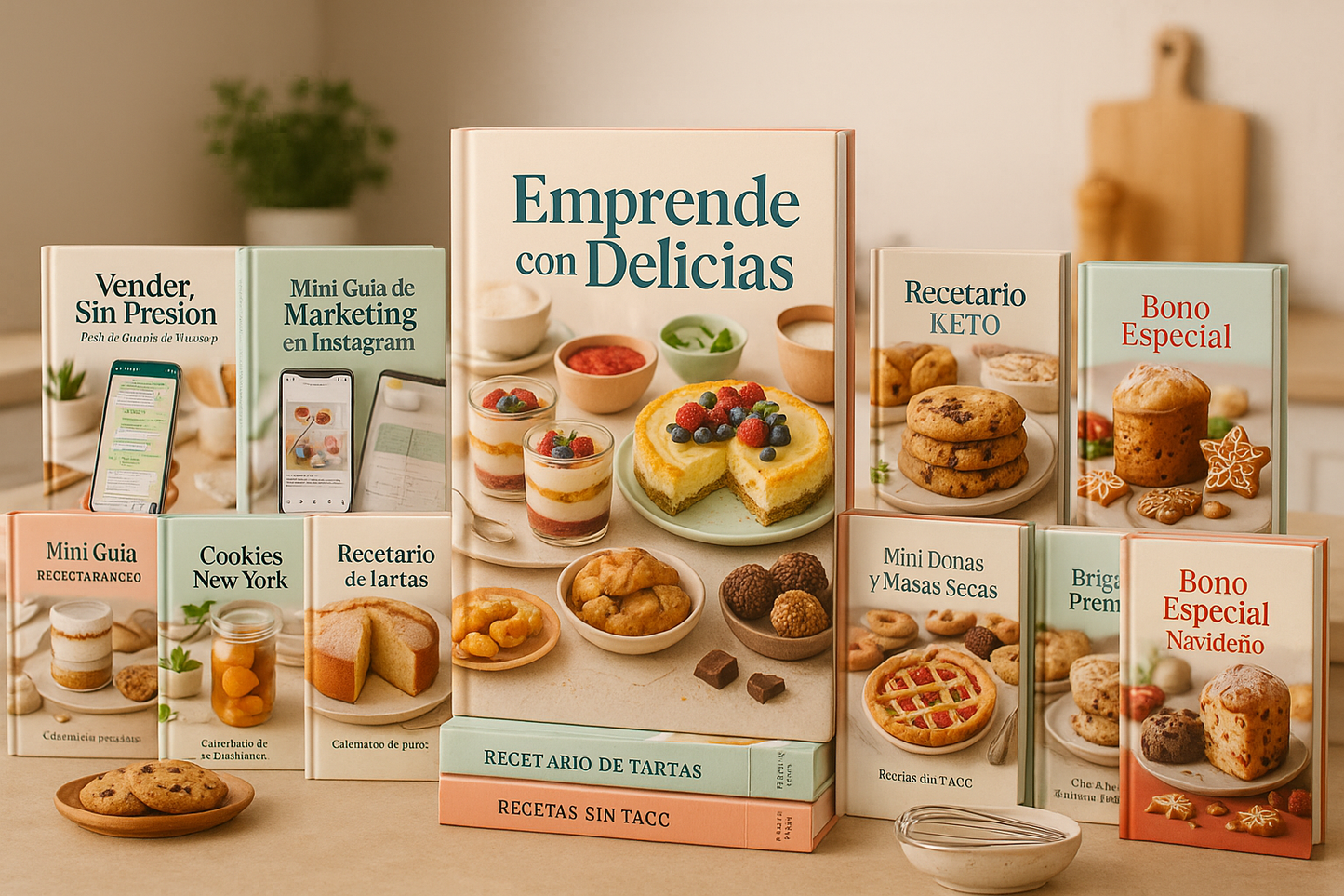 Emprende Con Delicias: Más de 100 recetas para emprender