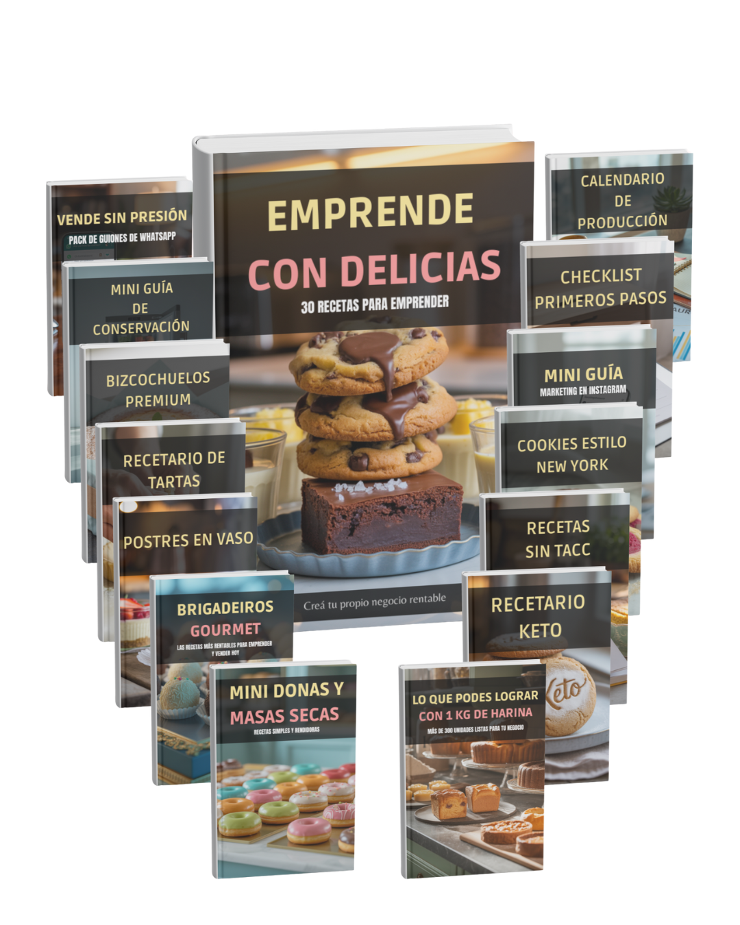 Emprende Con Delicias: Más de 50 recetas para emprender