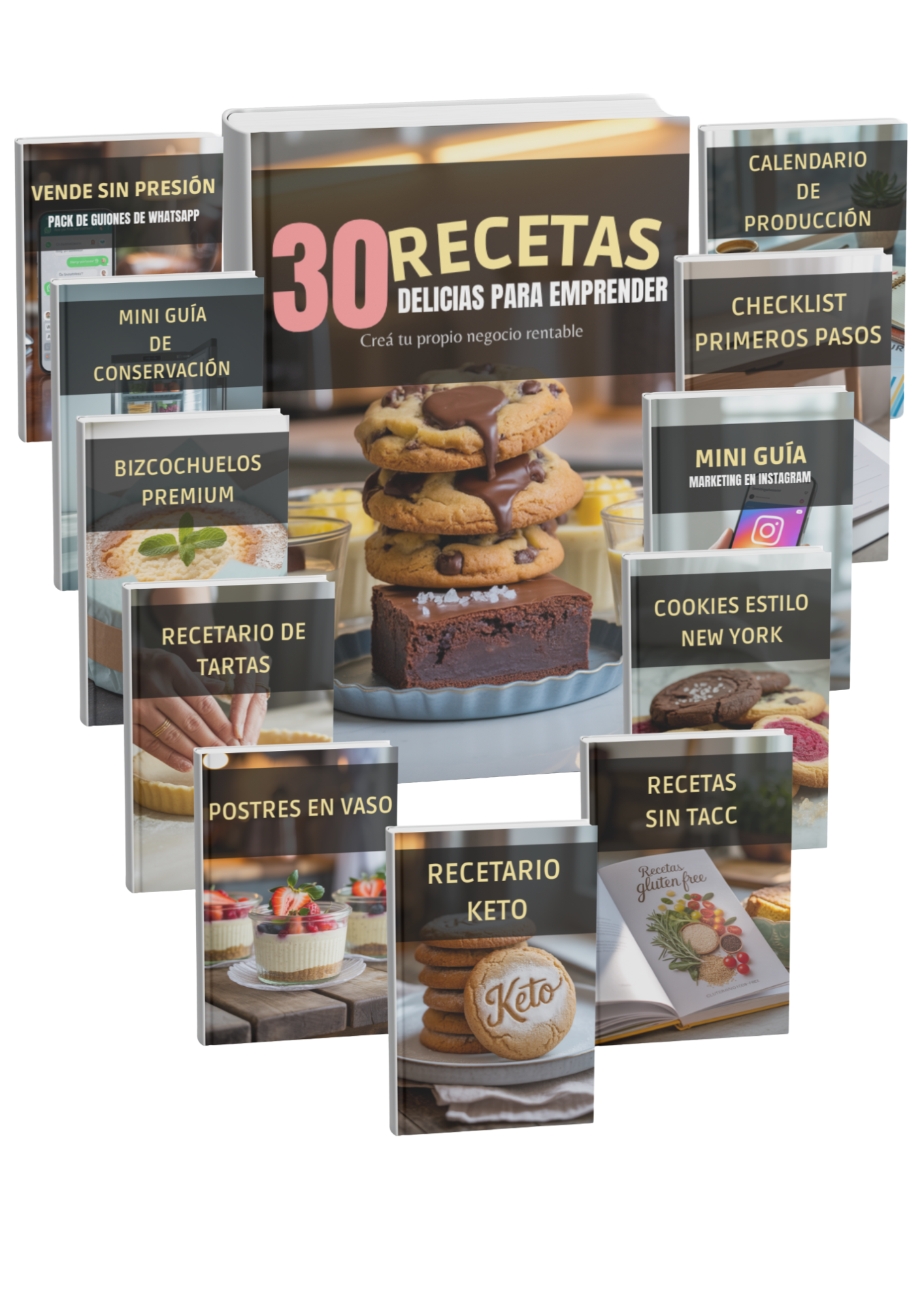 Emprende Con Delicias: Más de 50 recetas para emprender